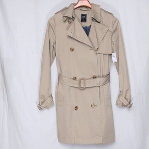 NWT-New_GAP Belted Trench Coat_Epaulets_Size XS